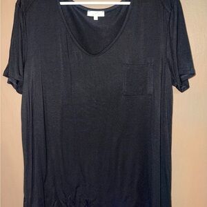LA MIEL Black Short Sleeve Tee